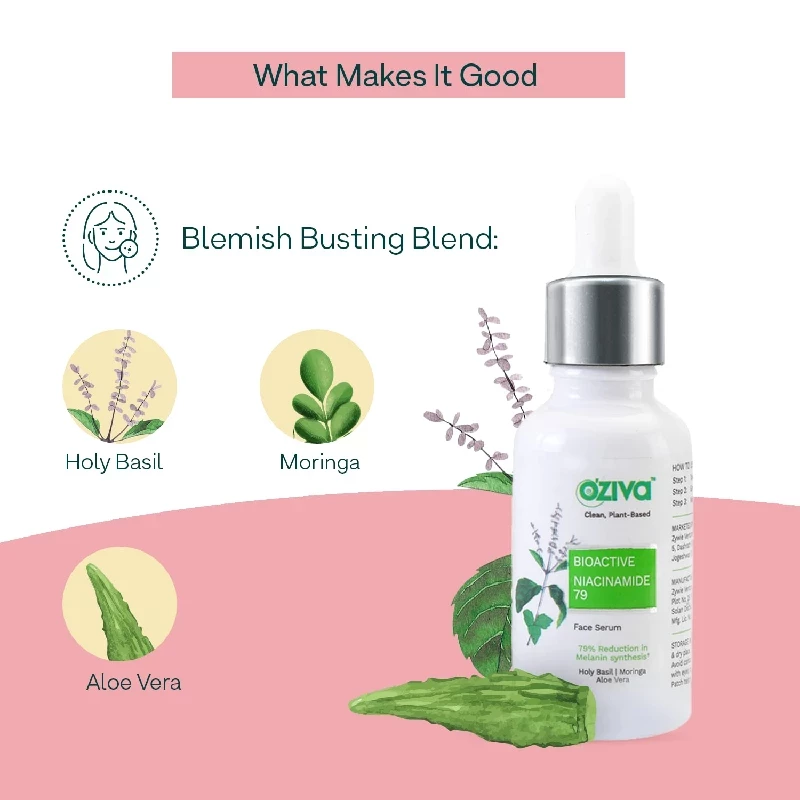 Oziva Bioactive Niacinamide79 Face Serum, 10 ml-3.webp